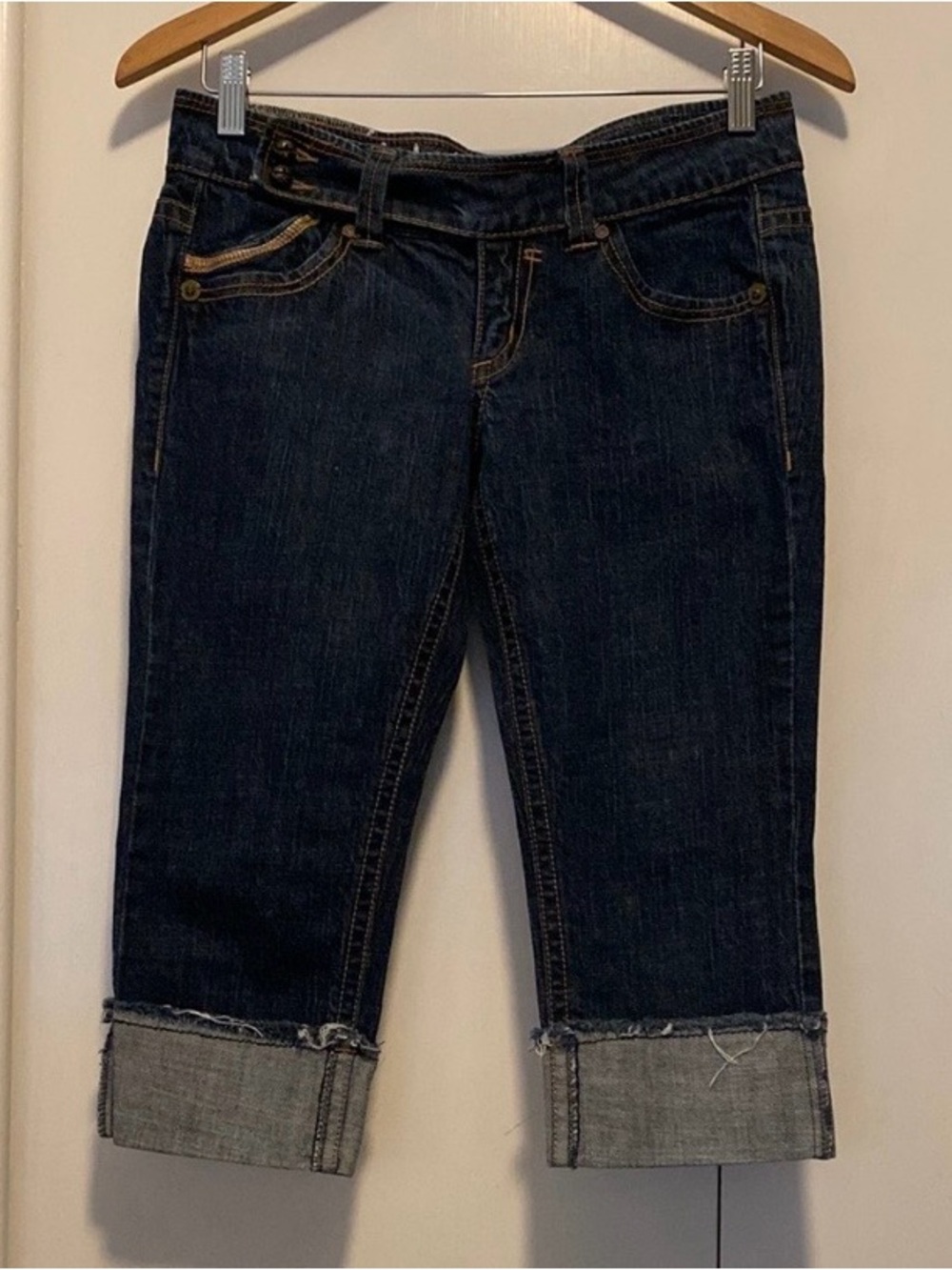 Y2K Industrial Cotton Capri Jeans Size 7